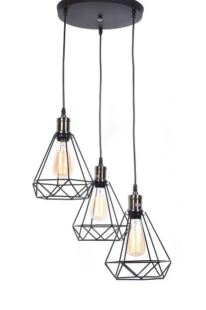 Подвесной светильник Lumina Deco LDP 11609-3 BK Cobi Подвесной светильник Lumina Deco LDP 11609-3 BK Cobi