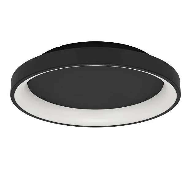 Светодиодный потолочный светильник 12W(LED), d350, пластик, сталь, черный, 2700-6500K, 1440lm Eglo 901251 LORETELLO