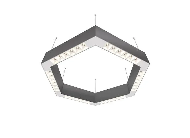 Подвесной светодиодный светильник 0,5м 36Вт 48° Donolux dl18515s111а36.48.500ww Eye-hex Подвесной светодиодный светильник 0,5м 36Вт 48° Donolux dl18515s111а36.48.500ww Eye-hex