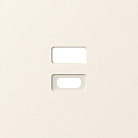Накладка для розеток USB, матовый кремовый, Donel DE28631 A07