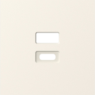 Накладка для розеток USB, матовый кремовый, Donel DE28631 A07