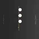 Бра OHLA 3 плафона. Цвет латунь Lampatron 8452-23242