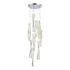 Светильник подвесной Хром/Прозрачный LED 1*99W 3000K ST-Luce SL6205.103.09 ELICA