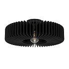 Потолочный светильник1X40W (E27) H175 ?500 сталь черный / дерево коричневый eglo 900831 PALOMBAIA