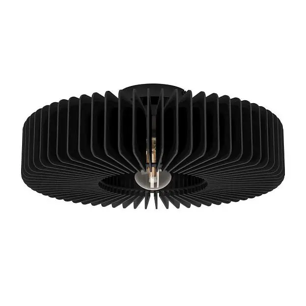 Потолочный светильник1X40W (E27) H175 ?500 сталь черный / дерево коричневый eglo 900831 PALOMBAIA Потолочный светильник1X40W (E27) H175 ?500 сталь черный / дерево коричневый eglo 900831 PALOMBAIA