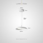Подвесной светильник YVES Цвет белый Lampatron yves-white 8581-23876
