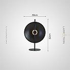 Настольная лампа DELANO WOOD TAB Черное дерево Lampatron 8970-25385
