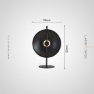 Настольная лампа DELANO WOOD TAB Черное дерево Lampatron 8970-25385