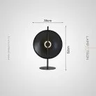 Настольная лампа DELANO WOOD TAB Черное дерево Lampatron 8970-25385