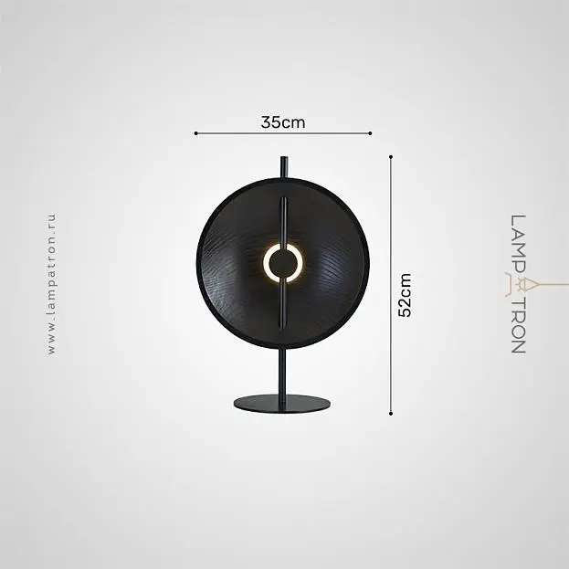 Настольная лампа DELANO WOOD TAB Черное дерево Lampatron 8970-25385 Настольная лампа DELANO WOOD TAB Черное дерево Lampatron 8970-25385