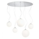 Подвесная люстра Ideal Lux MAPA SP5 BIANCO (MAPA SP5) 043562