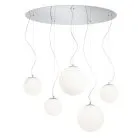 Подвесная люстра Ideal Lux MAPA SP5 BIANCO (MAPA SP5) 043562