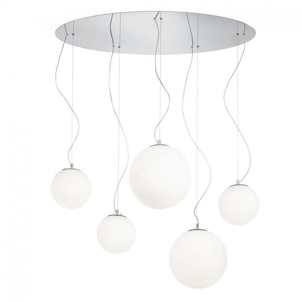 Подвесная люстра Ideal Lux MAPA SP5 BIANCO (MAPA BIANCO SP5)