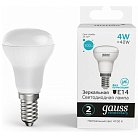 Лампа Gauss 63124 Elementary R39 4W 300lm 4100K Е14 LED