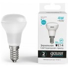 Лампа Gauss 63124 Elementary R39 4W 300lm 4100K Е14 LED