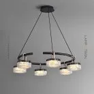 Кольцевые люстры и светильники BRAMER RING 6 плафонов Lampatron bramer-ring-6 8554-23777