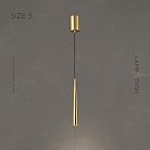 Подвесной светильник MAGRIT Размер S. Цвет Латунь Lampatron magrit-s-brass 6096-16344