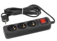 Розеточные блоки, удлинители ЭРА UX-3es-5m-B