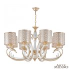 Люстра подвесная с плафонами 301237/8 Wh/Gd Arte Milano Florentia