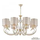 Люстра подвесная с плафонами 301237/8 Wh/Gd Arte Milano Florentia