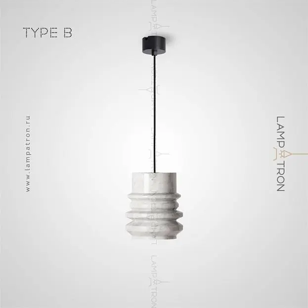 Подвесной светильник TIDY Тип B. Белый камень Lampatron 5721-14979 Подвесной светильник TIDY Тип B. Белый камень Lampatron 5721-14979