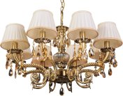 Подвесная люстра Abrasax L.8110-8BR CRISTAL-SHADE Sylvia