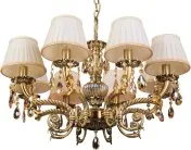 Подвесная люстра Abrasax L.8110-8BR CRISTAL-SHADE Sylvia