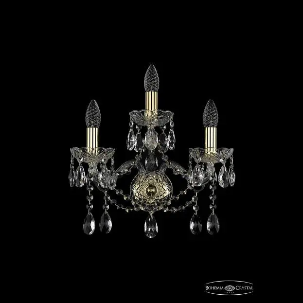 Бра хрустальный Bohemia 1413B/2+1/165 G Бра хрустальный Bohemia 1413B/2+1/165 G