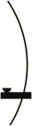 Настенный светильник Escada 10220/2LED Black R Ray