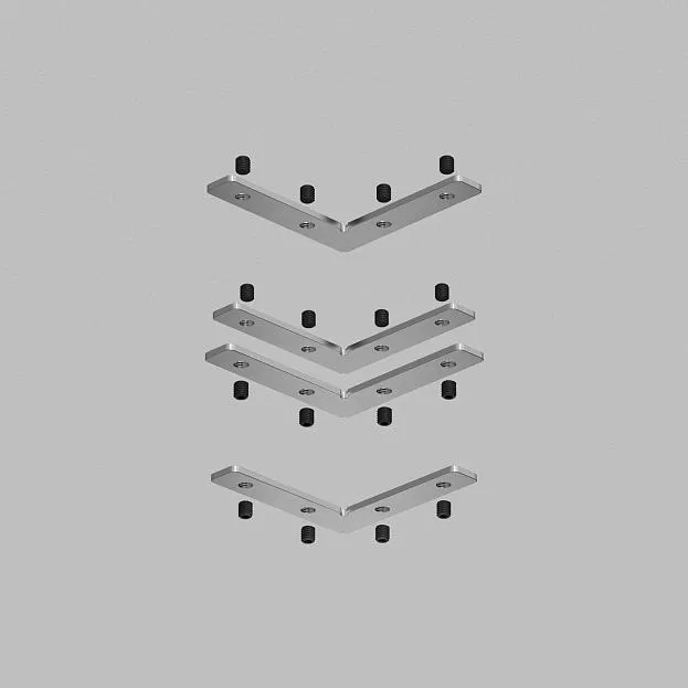 Соединитель профиля Denkirs TR2019-AL SMART SLOTT