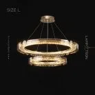 Кольцевые люстры и светильники SOLVAR Размер L Lampatron 7361-20278