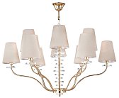 Люстра Crystal Lux ARMANDO SP6+6 GOLD 0181/312