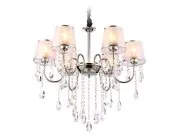 Подвесная люстра с абажурами и хрусталем Ambrella light TR4588 Traditional