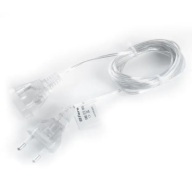 Сетевой шнур для гирлянд Feron 41659 DM305 5м прозрачный Сетевой шнур для гирлянд Feron 41659 DM305 5м прозрачный