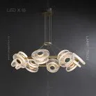 Кольцевые люстры и светильники ROSEMARY 16 ламп Lampatron 5348-13733