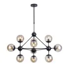 Люстра на штанге Arte Lamp A1664SP-10BK BOLLA