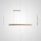 Реечный, рядный светильник CHIFFA Размер M. Цвет Латунь Lampatron 6033-16079