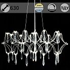 Подвесная люстра ILLUMICO IL0808-630HX-36 Ether