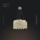 Кольцевые люстры и светильники MICHELLE Одно кольцо. Размер S. Цвет Хром Lampatron michelle-1-s-chrome 7758-21808