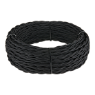 Ретро кабель витой Werkel W6453508 3х1,5 (черный) 50 м a050788