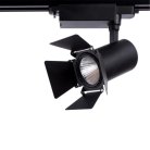 Трековый светильник однофазный 220V светодиодный Lights Arte Lamp A6720PL-1BK Falena 