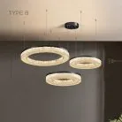 Кольцевые люстры и светильники OLAGUS COMBO Тип B. Цвет Черный + Латунь Lampatron 7763-21843