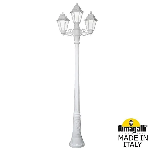 Садово-парковый фонарь FUMAGALLI GIGI BISSO/ANNA 2+1 E22.156.S21.WYE27 Белый