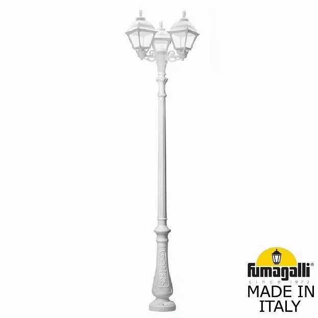 Парковый фонарь FUMAGALLI NEBO BISSO/CEFA 3L U23.202.S30.WXE27 Белый