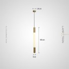 Подвесной светильник MARBLE RACK Размер S. Цвет латунь Lampatron 8892-25144