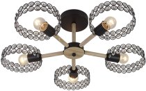 Потолочная люстра Escada 679/5P Black Banjo