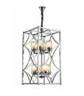 Подвесная люстра Lumina Deco LDP 1223-8 CHR Quadrato