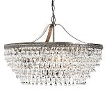 Подвесная Люстра Clarissa Glass Drop Petite Round Chandelier By Imperiumloft 345040-22