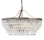 Подвесная Люстра Clarissa Glass Drop Petite Round Chandelier By Imperiumloft 345040-22