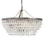 Подвесная Люстра Clarissa Glass Drop Petite Round Chandelier By Imperiumloft 345040-22